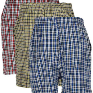 BIS Creations Self Design Men Red, Blue, Yellow Regular Shorts